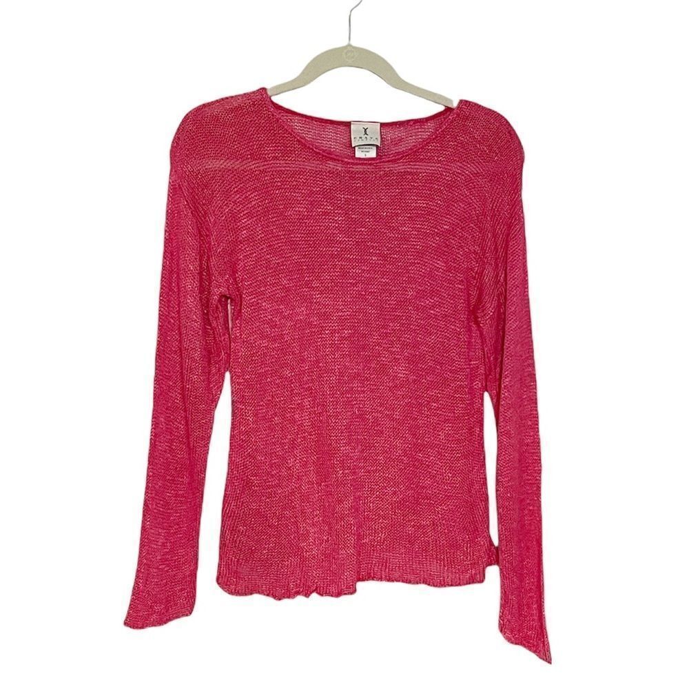Chava Comfort Pink Light Knit Sweater Size 1/M